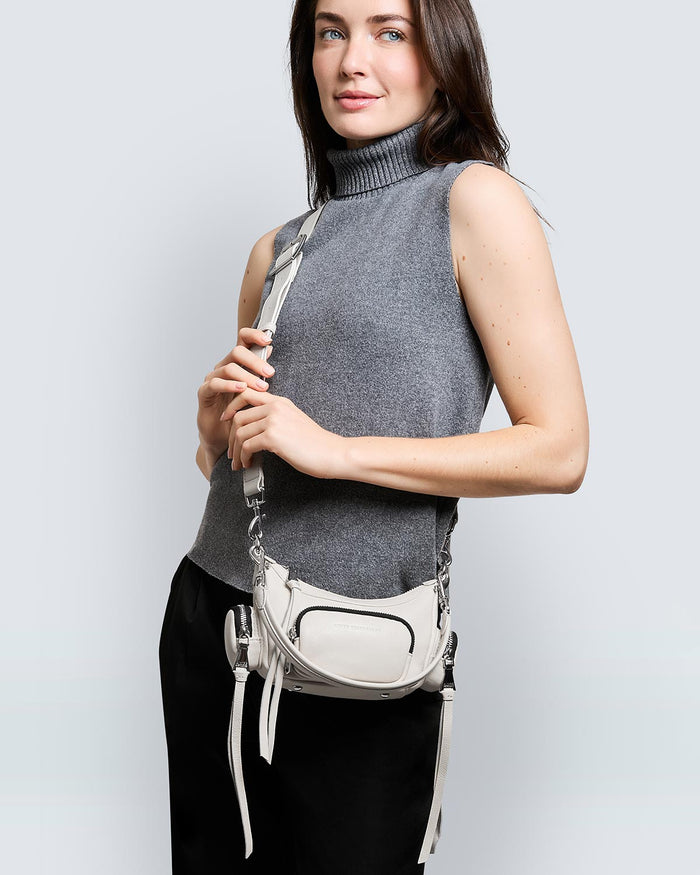 Aimee Kestenberg Away We Go Mini Convertible Crossbody Chalk