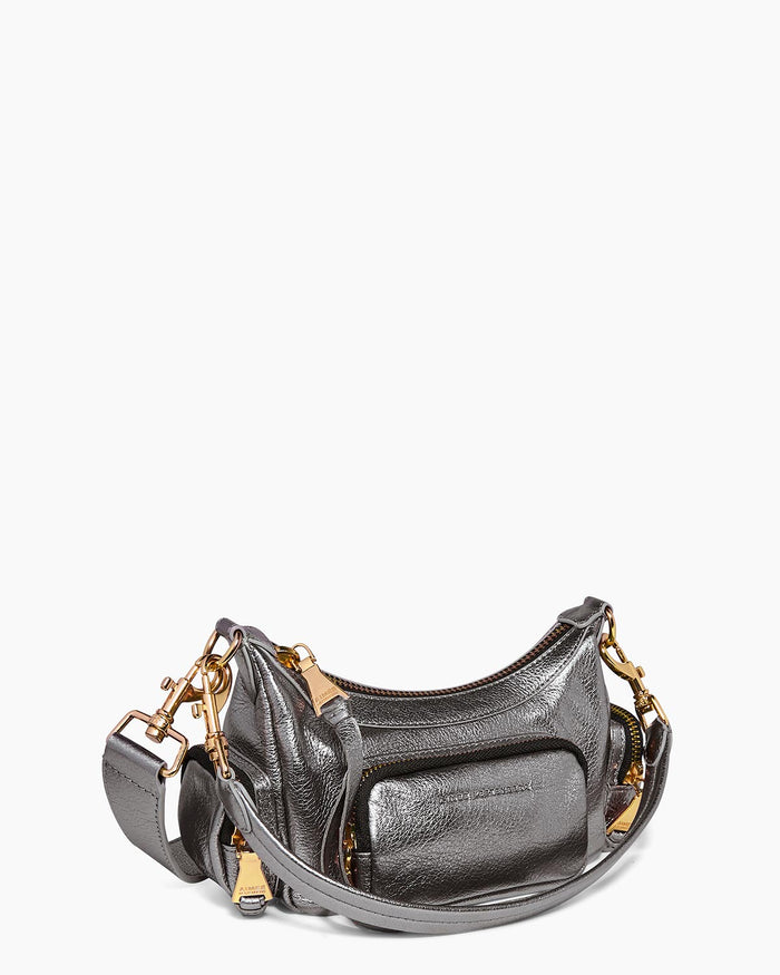 Aimee Kestenberg Away We Go Mini Convertible Crossbody Pewter Metallic