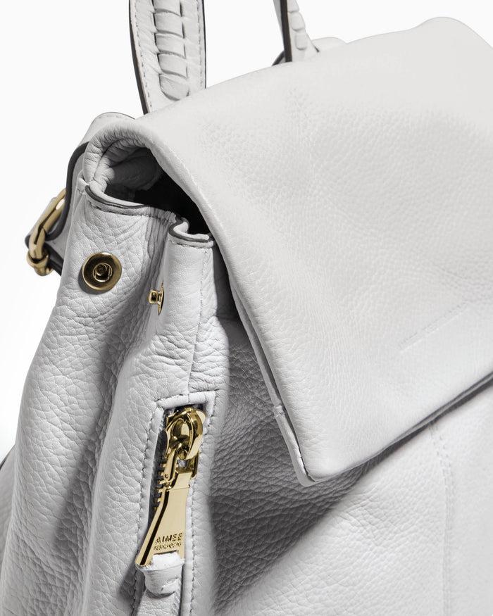 Aimee Kestenberg Bali Backpack Cloud With Shiny Gold