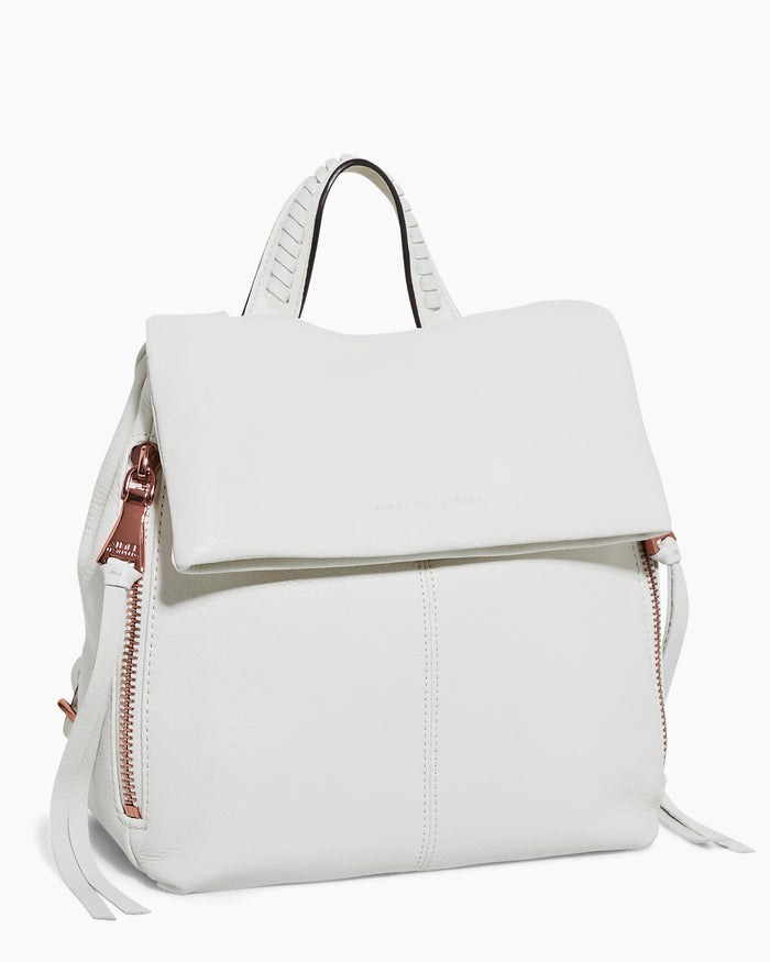 Aimee Kestenberg Bali Backpack Vanilla Ice With Chocolate Rose Gold