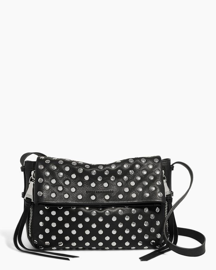 aimee kestenberg Bali Novelty Crossbody Black with Disco Studs