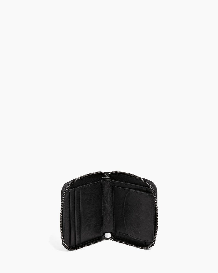 Aimee Kestenberg Bowery Double Zip Around Wallet Black