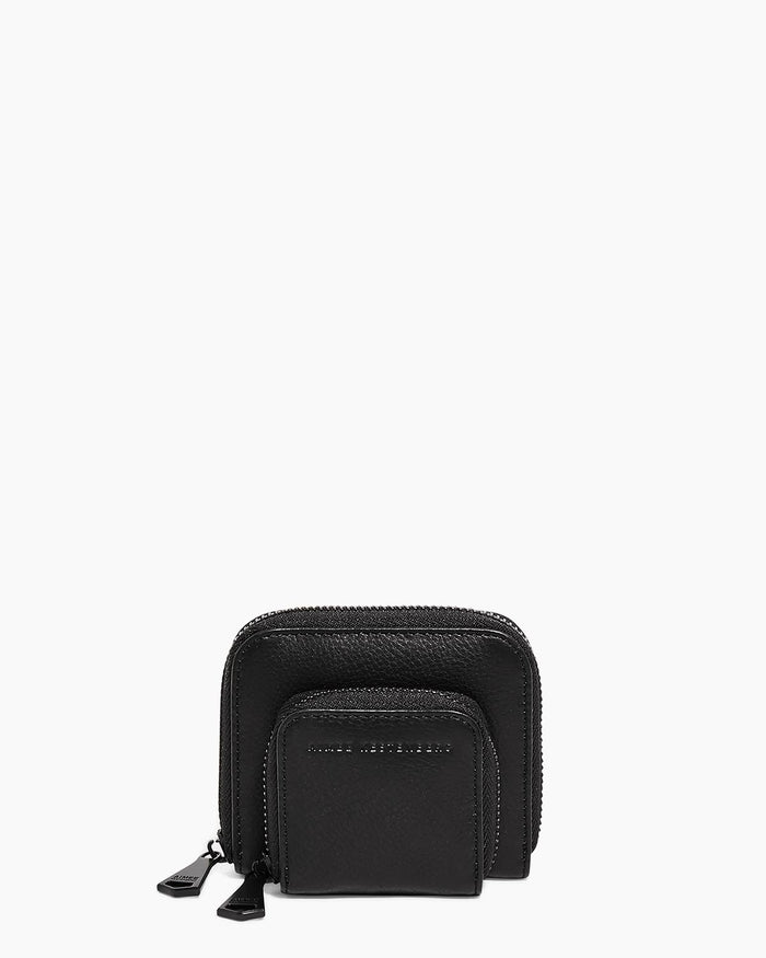 aimee kestenberg Bowery Double Zip Around Wallet Black