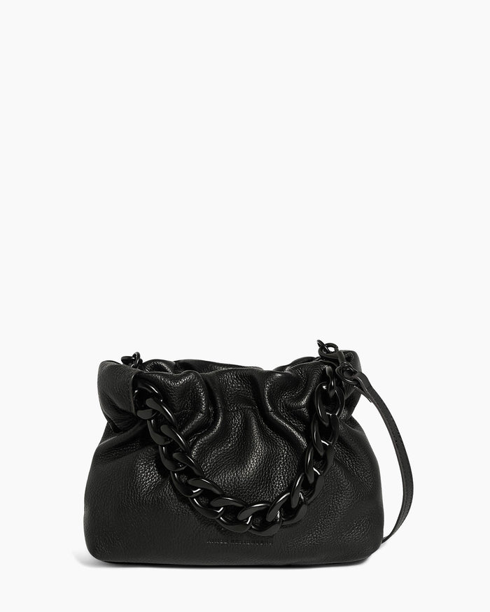aimee kestenberg Chain Handheld Crossbody Black with Shiny Black