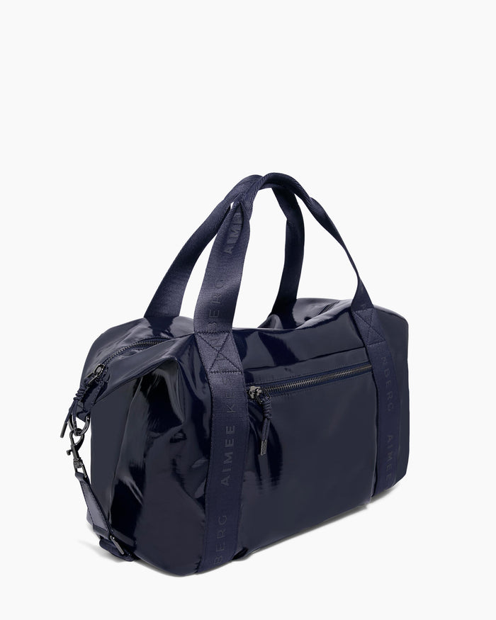 Aimee Kestenberg Dakota Nylon Duffle Midnight Blue Ripstop