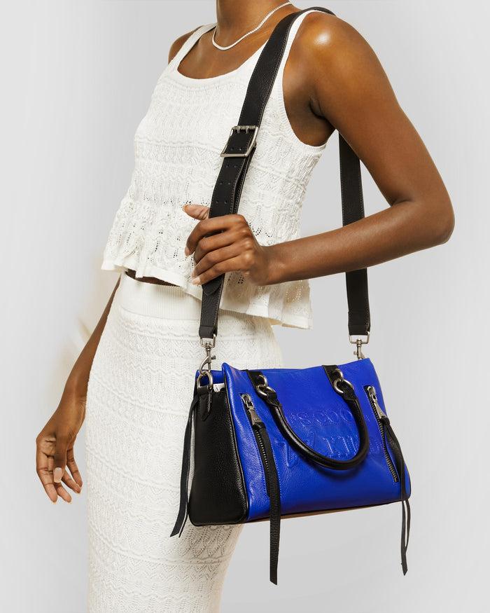 Aimee Kestenberg Fairest Of Them All Triple Entry Satchel Cobalt
