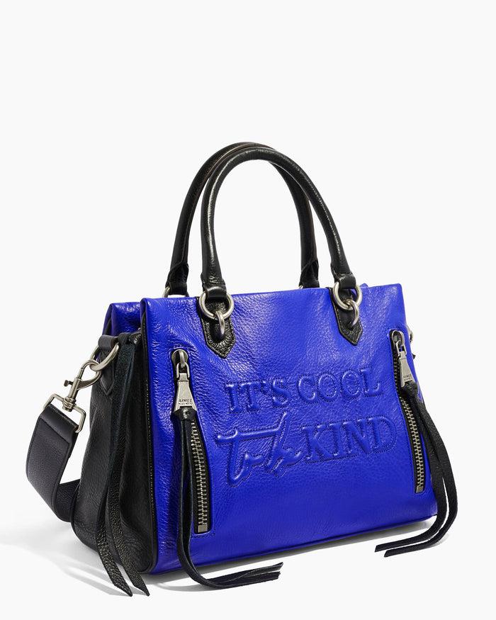 Aimee Kestenberg Fairest Of Them All Triple Entry Satchel Cobalt