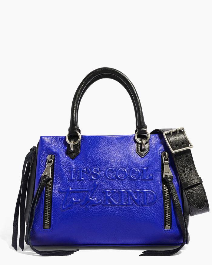 aimee kestenberg Fairest Of Them All Triple Entry Satchel Cobalt