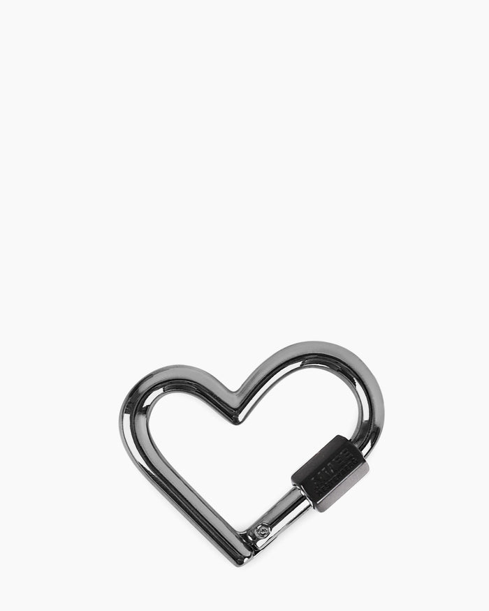 aimee kestenberg It's A Love Thing Heart Carabiner Gunmetal