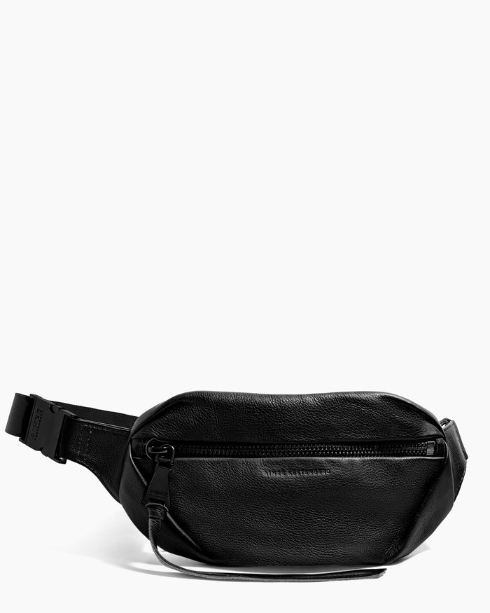 aimee kestenberg Milan Bum Bag Black With Shiny Black