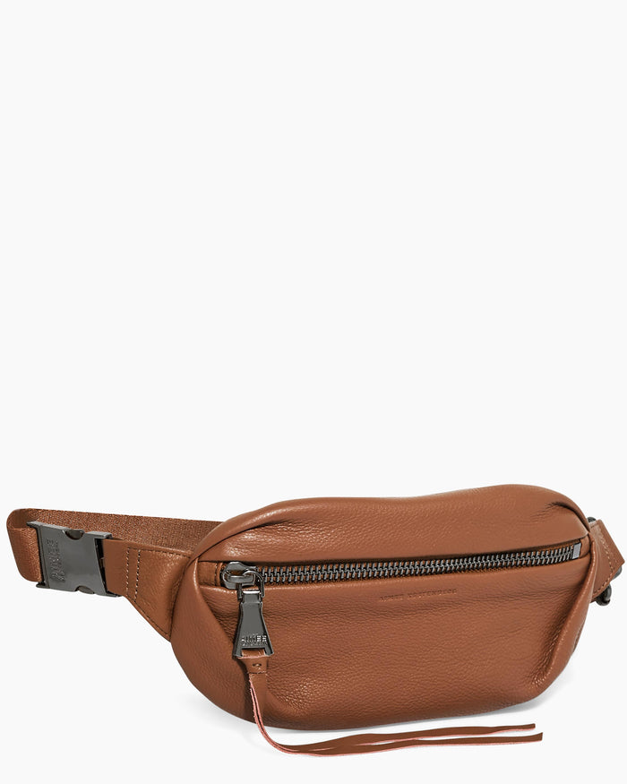 Aimee Kestenberg Milan Bum Bag Chestnut With Gunmetal