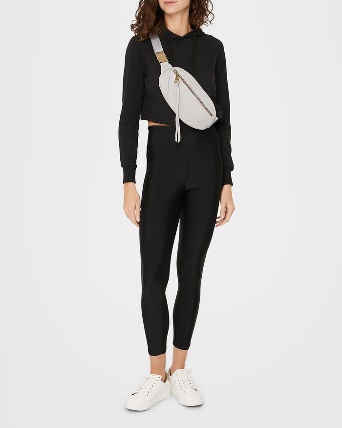 Aimee Kestenberg Milan Bum Bag Cloud With Shiny Gold