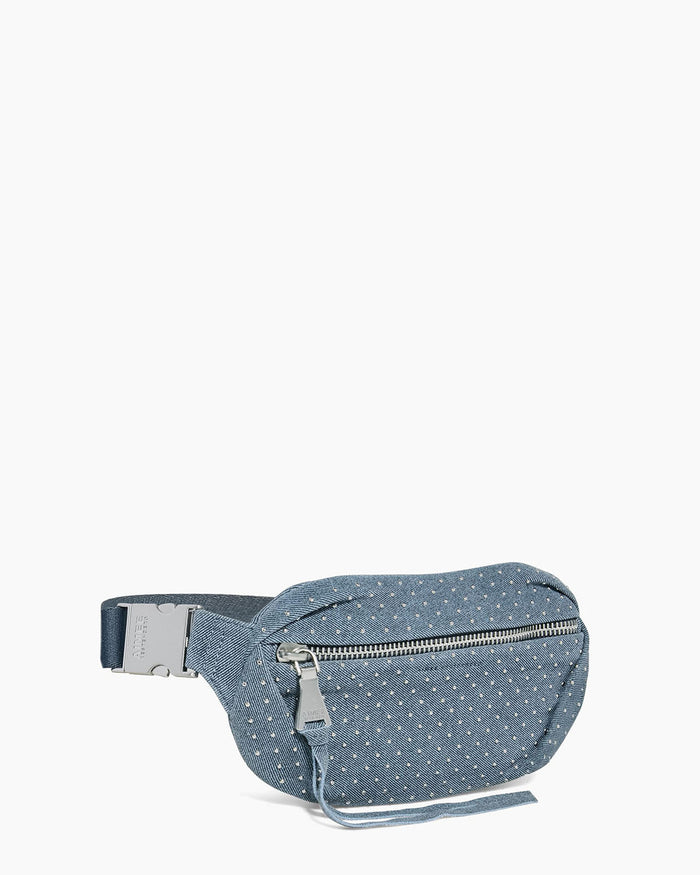 Aimee Kestenberg Milan Novelty Bum Bag Denim Studded