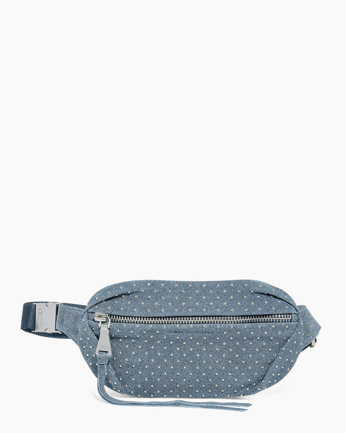 aimee kestenberg Milan Novelty Bum Bag Denim Studded
