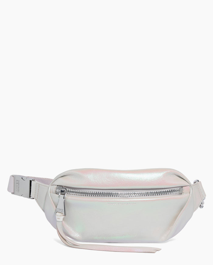 aimee kestenberg Milan Novelty Bum Bag White Iridescent