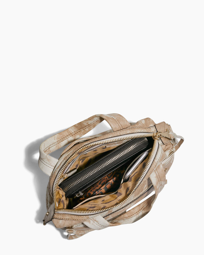 Aimee Kestenberg Night Is Young Mini Crossbody Satchel Oat Tie Dye