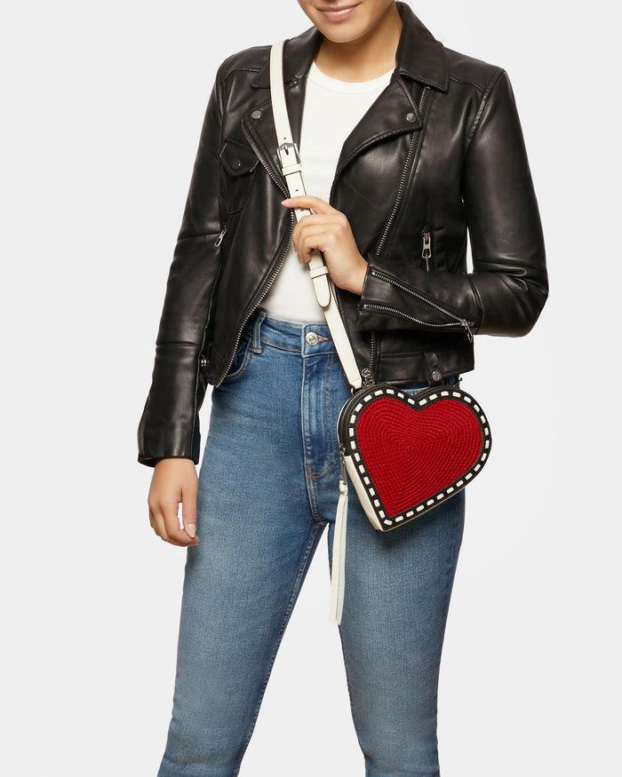 Aimee Kestenberg Nothing But Love Crossbody Clutch Red Multi