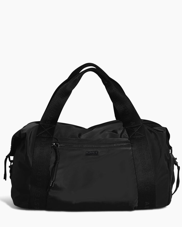 aimee kestenberg Nylon Duffle Black with Shiny Black