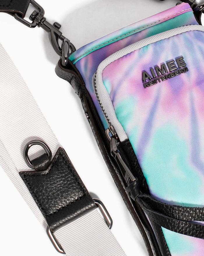 Aimee Kestenberg On Top Of The World Water Bottle Crossbody Spiral Tie Dye