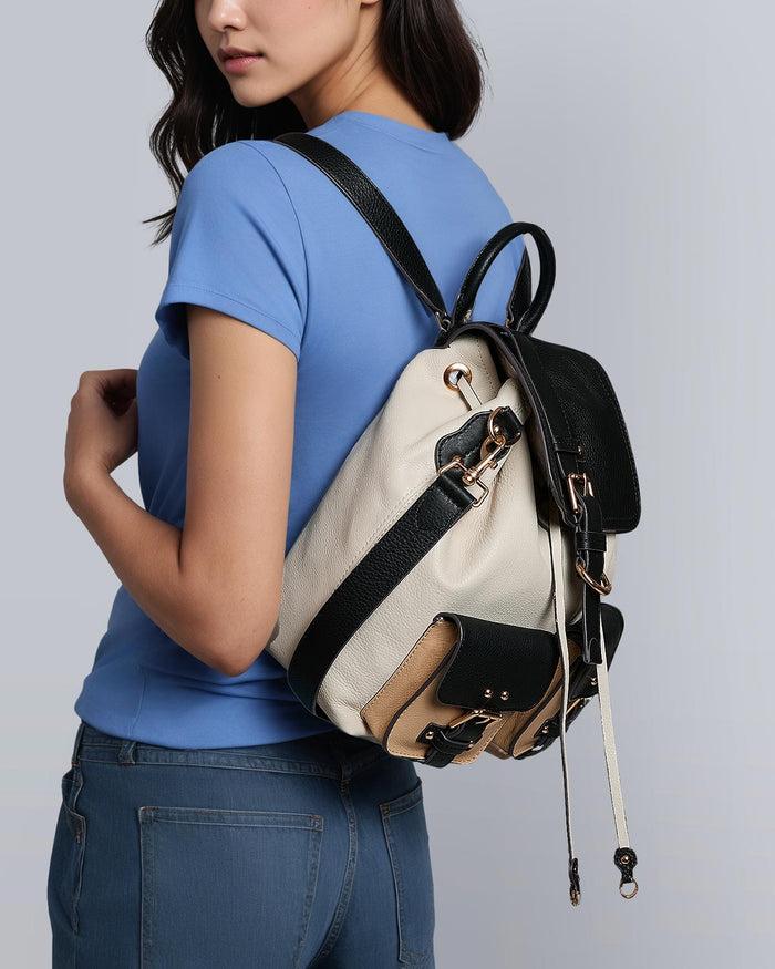 Aimee Kestenberg Saddle-Up Backpack Chalk Colorblock