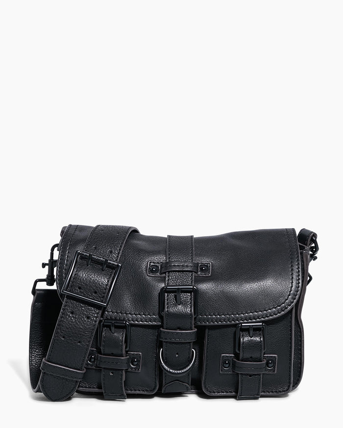 aimee kestenberg Saddle-Up Crossbody Black with Shiny Black
