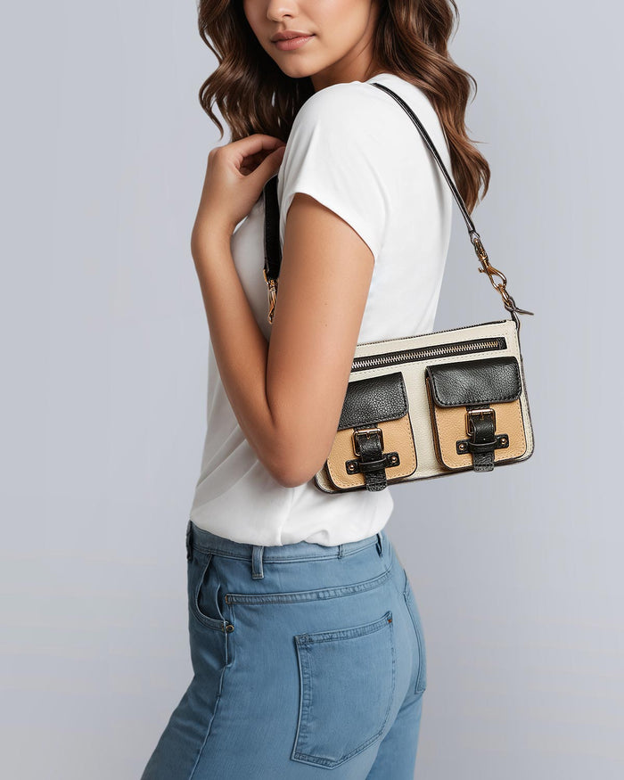 Aimee Kestenberg Saddle-Up Mini Convertible Crossbody Chalk Colorblock