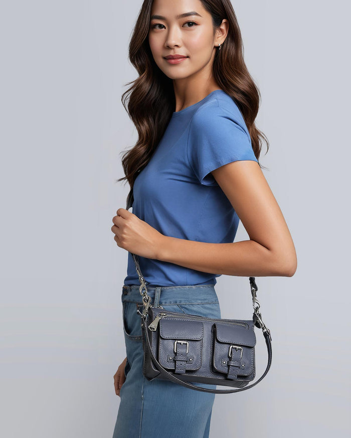 Aimee Kestenberg Saddle-Up Mini Convertible Crossbody Soft Ink