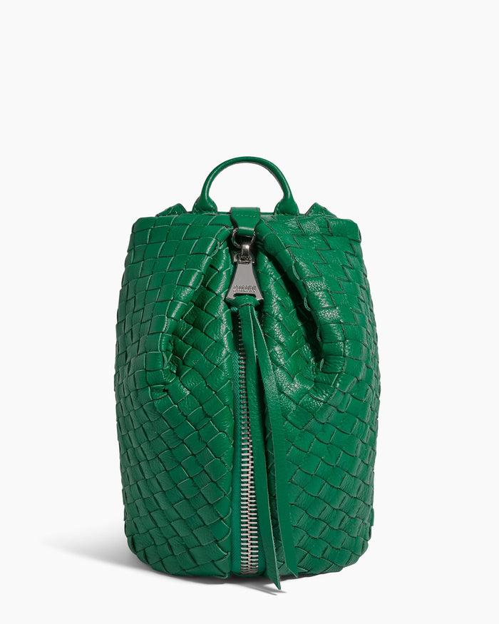 aimee kestenberg Tamitha Mini Backpack Kelly Green Woven