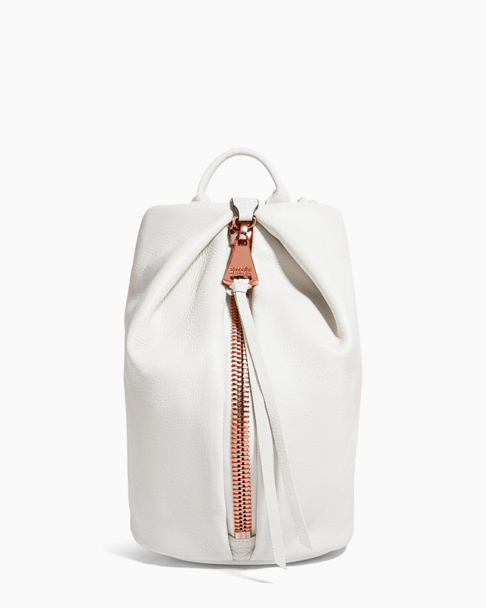aimee kestenberg Tamitha Mini Backpack Vanilla Ice with Chocolate Rose Gold