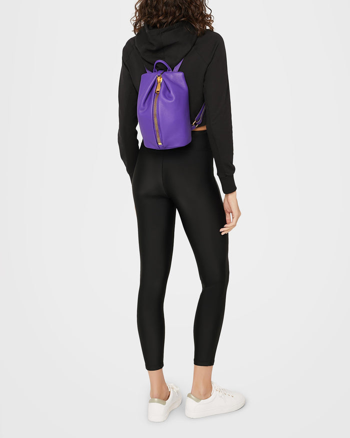 Aimee Kestenberg Tamitha Mini Backpack Violet With 14k Yellow Gold