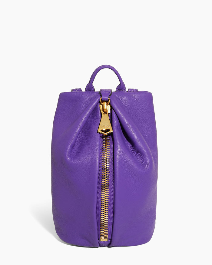 aimee kestenberg Tamitha Mini Backpack Violet with 14k Yellow Gold