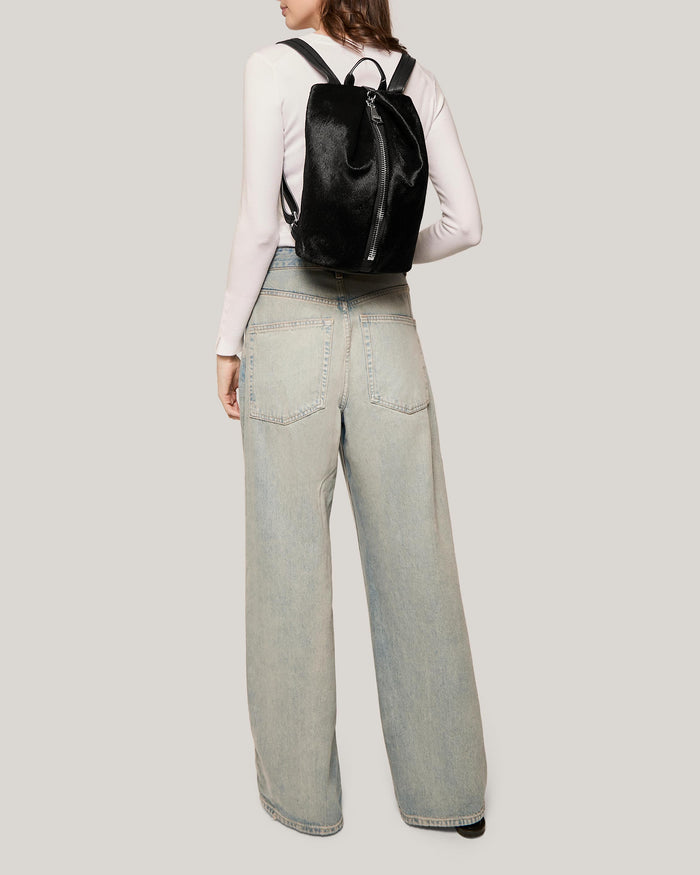 Aimee Kestenberg Tamitha Novelty Backpack Black Haircalf