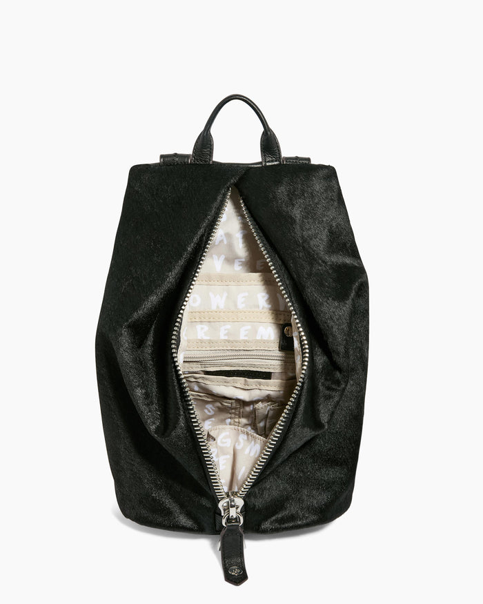 Aimee Kestenberg Tamitha Novelty Backpack Black Haircalf