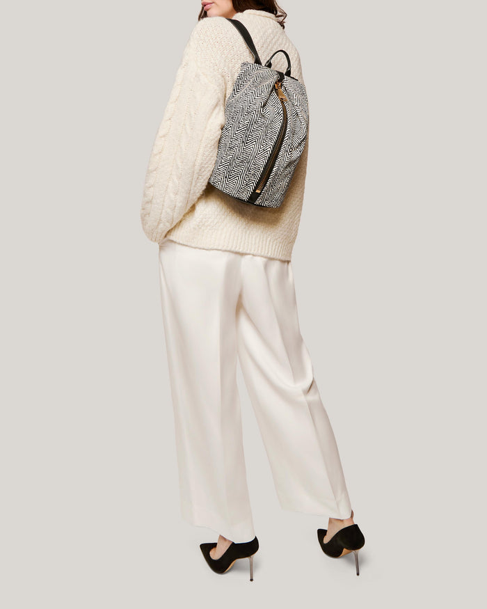 Aimee Kestenberg Tamitha Novelty Backpack Chevron Haircalf