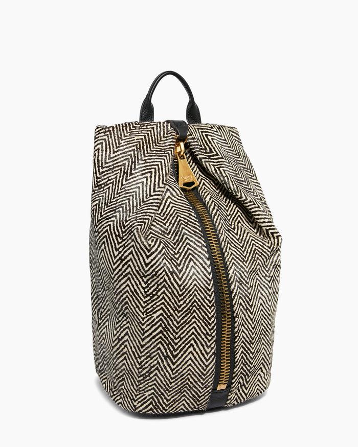 Aimee Kestenberg Tamitha Novelty Backpack Chevron Haircalf