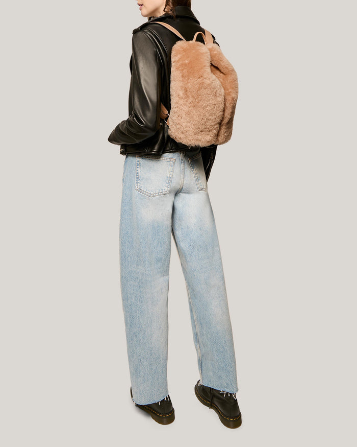 Aimee Kestenberg Tamitha Novelty Backpack Oak Shearling