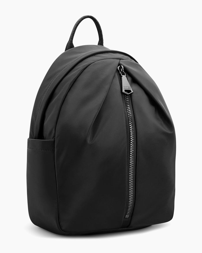 Aimee Kestenberg Tamitha Nylon Zip Around Laptop Backpack Black