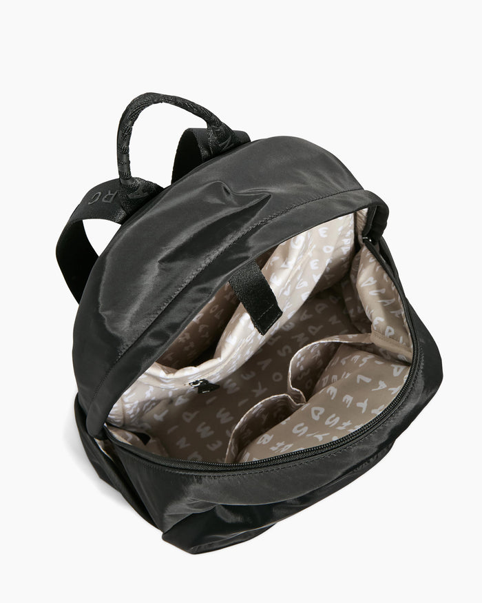 Aimee Kestenberg Tamitha Nylon Zip Around Laptop Backpack Black