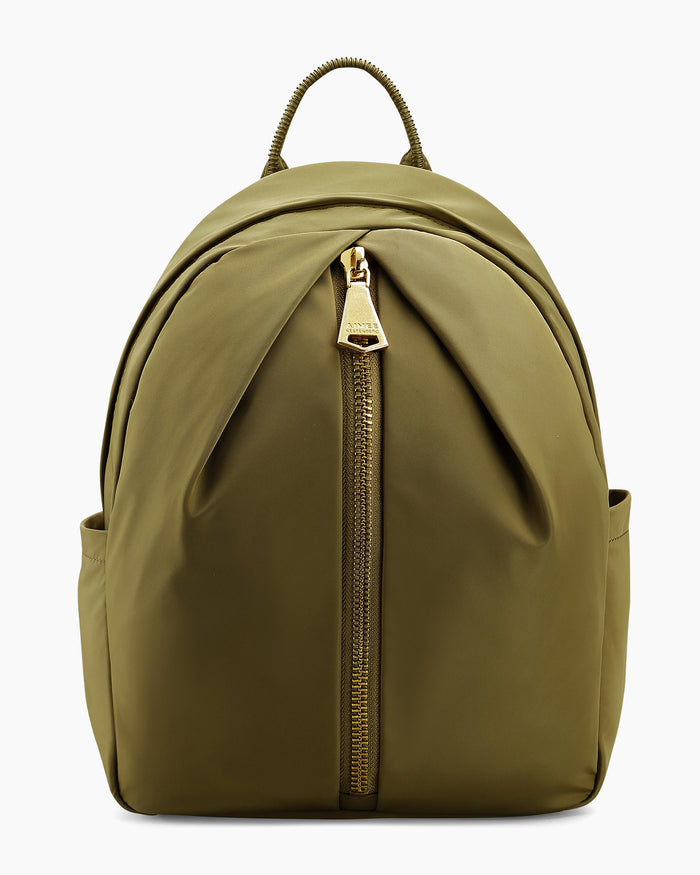aimee kestenberg Tamitha Nylon Zip Around Laptop Backpack Kelp