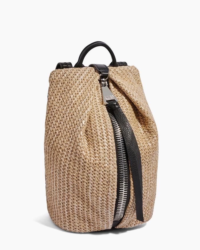 Aimee Kestenberg Tamitha Raffia Mini Backpack Raffia Black