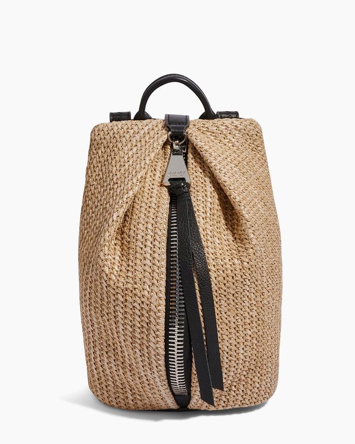 aimee kestenberg Tamitha Raffia Mini Backpack Raffia Black