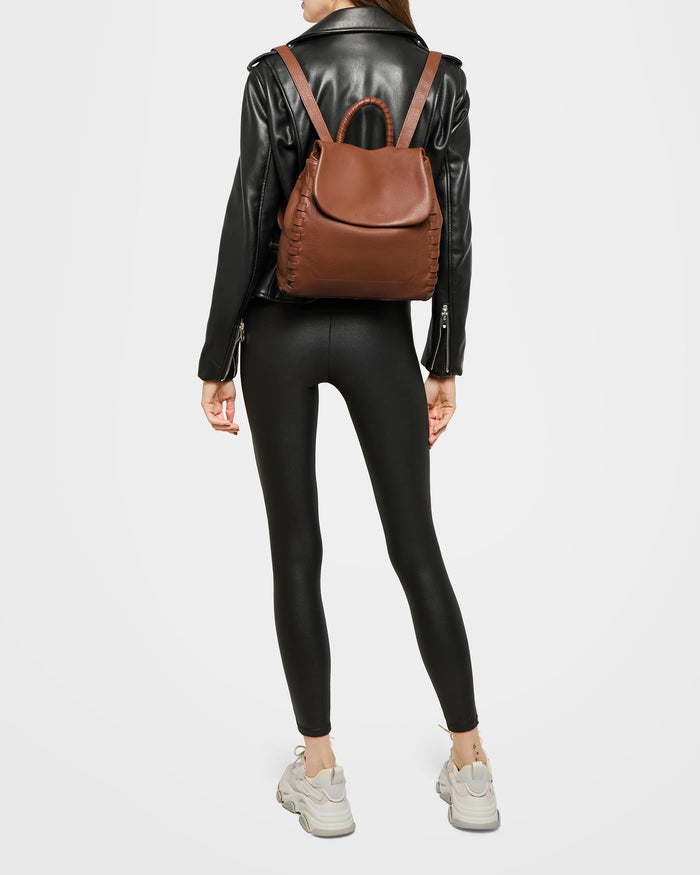Aimee Kestenberg Zen Backpack Chestnut With Gunmetal