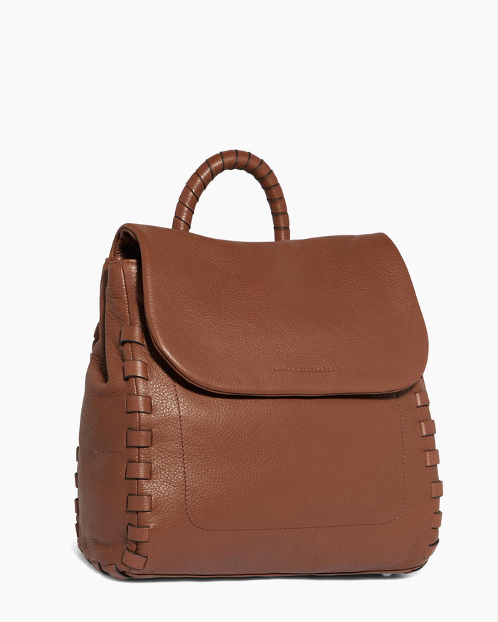 Aimee Kestenberg Zen Backpack Chestnut With Gunmetal