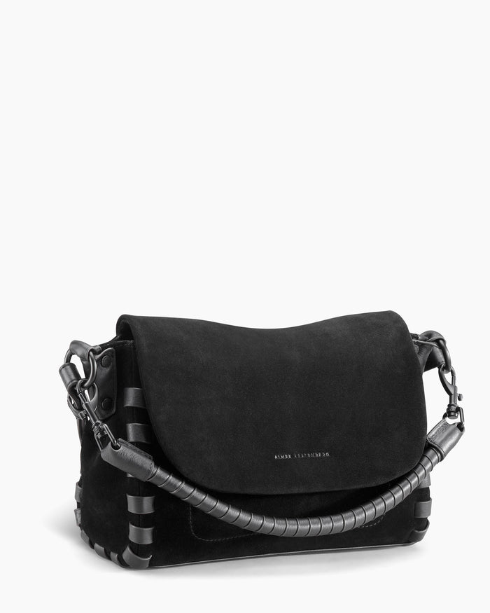 Aimee Kestenberg Zen Convertible Crossbody Black Suede
