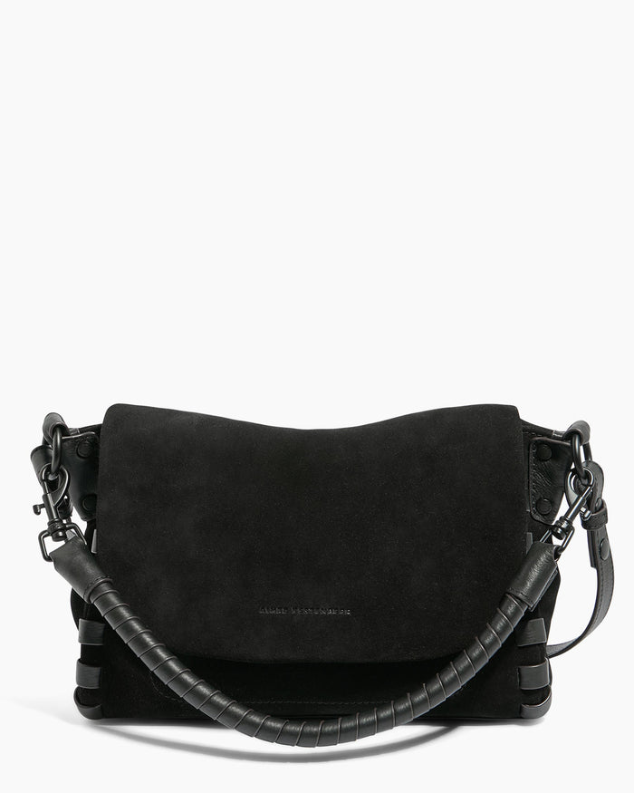 aimee kestenberg Zen Convertible Crossbody Black Suede