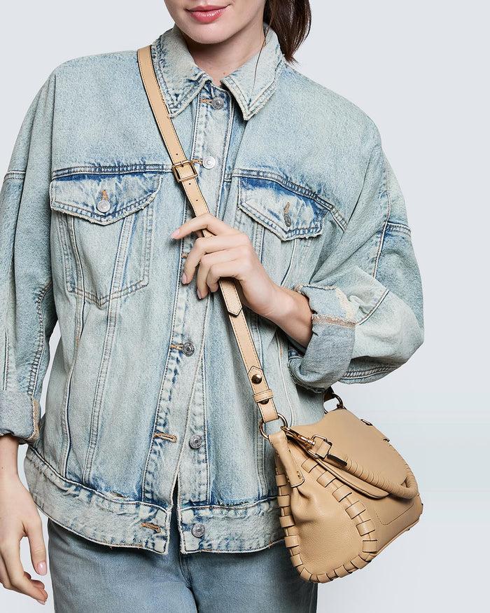 Aimee Kestenberg Zen Convertible Crossbody Camel With Nostalgic Gold