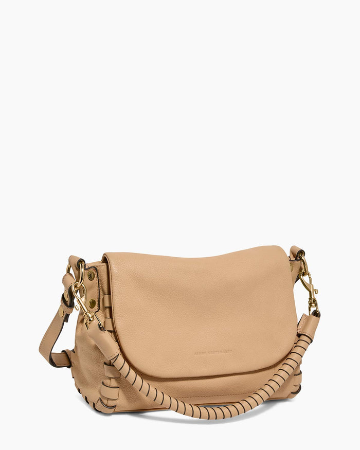 Aimee Kestenberg Zen Convertible Crossbody Camel With Nostalgic Gold