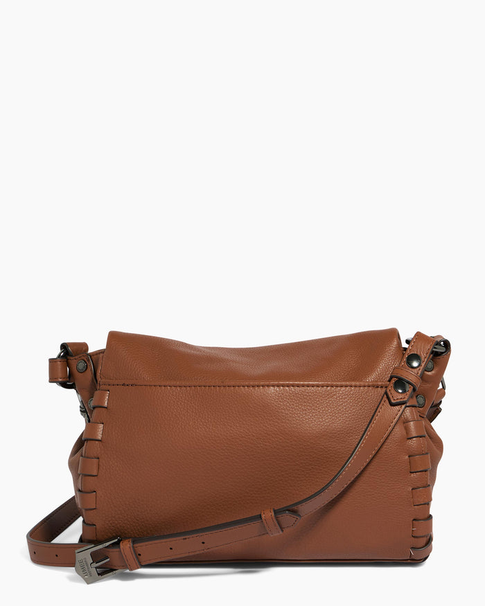 Aimee Kestenberg Zen Convertible Crossbody Chestnut Brown With Gunmetal