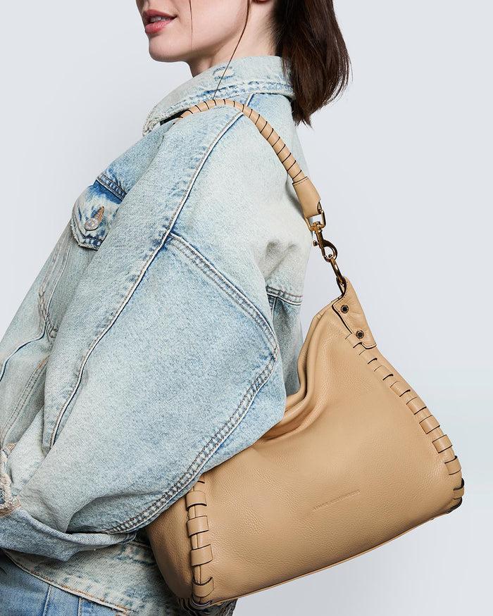 Aimee Kestenberg Zen Hobo Camel With Nostalgic Gold