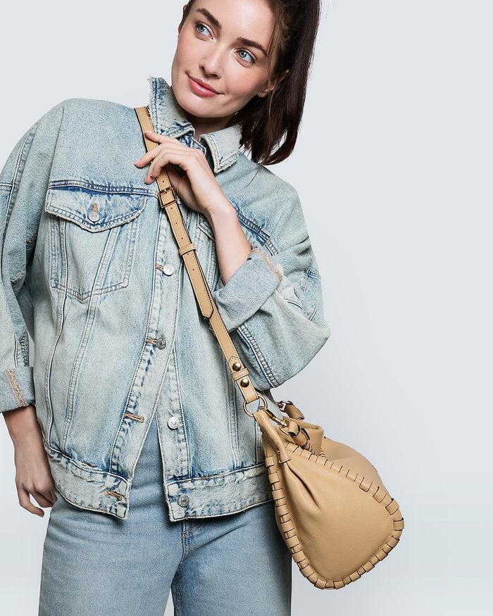 Aimee Kestenberg Zen Hobo Camel With Nostalgic Gold